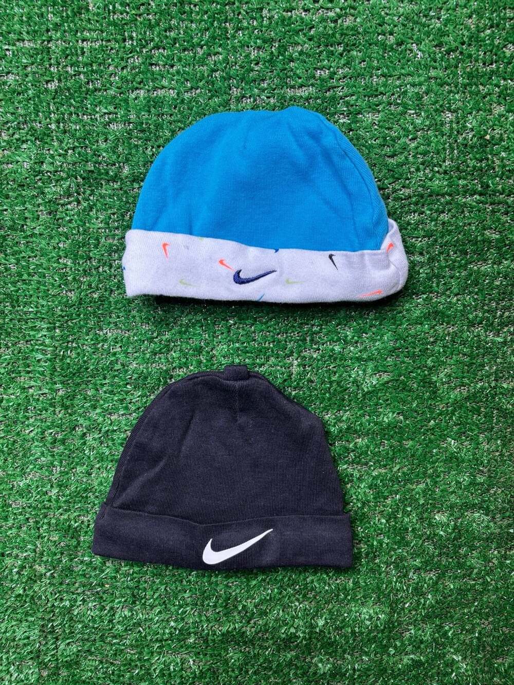 Nike Infant Baby Hat Beanie Set of 2